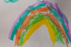 Tegnet af Agnete 6 år på Drejøs markedsdag 2022